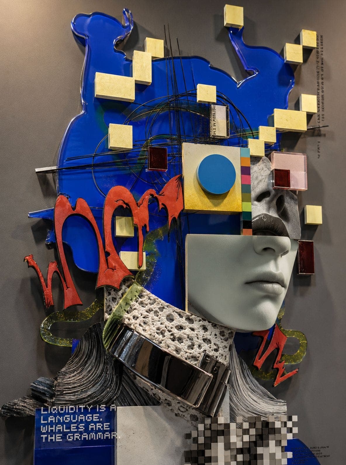 Dimensional Collage Sculpture