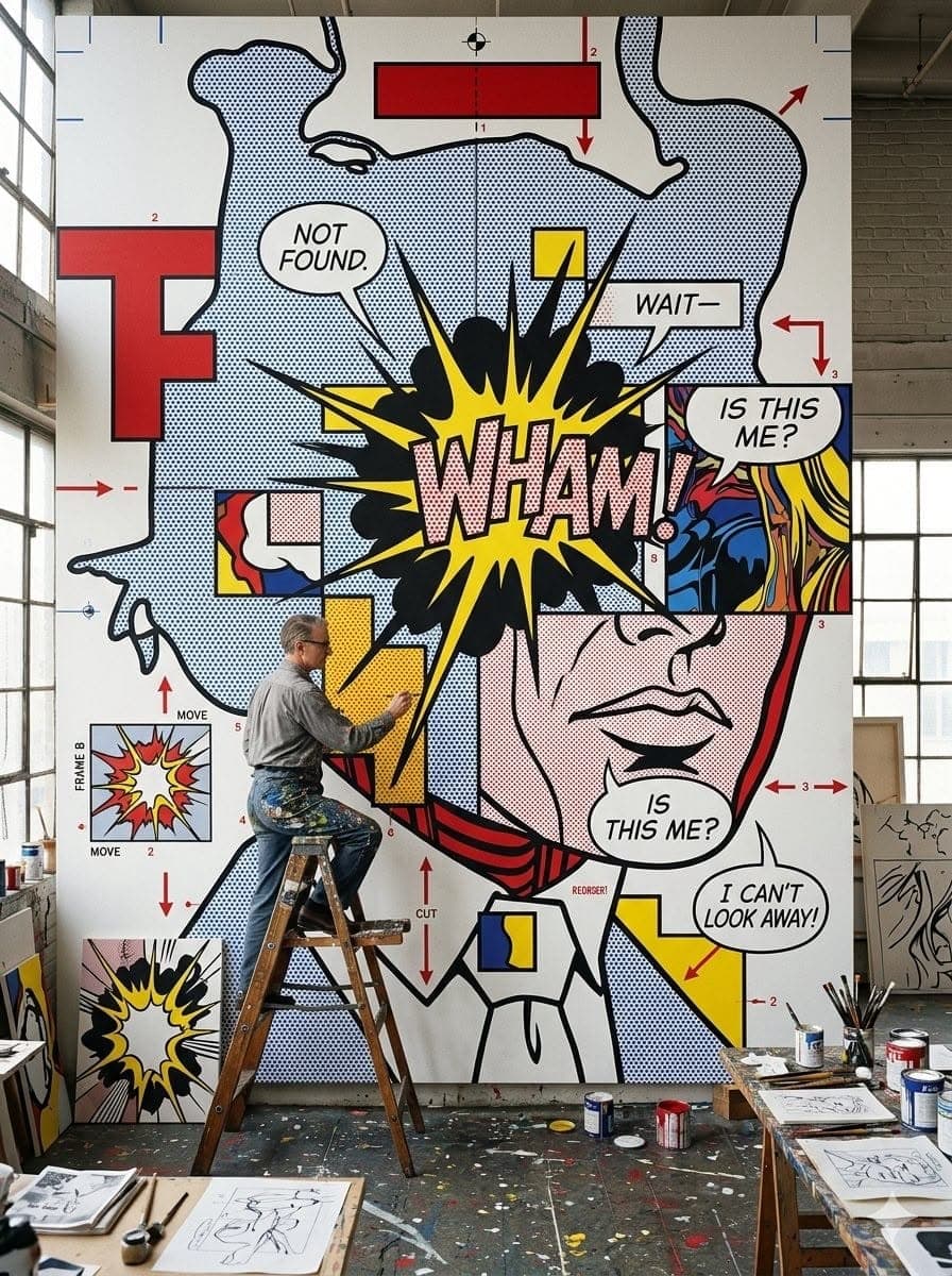 Lichtenstein Pop Reconstruction