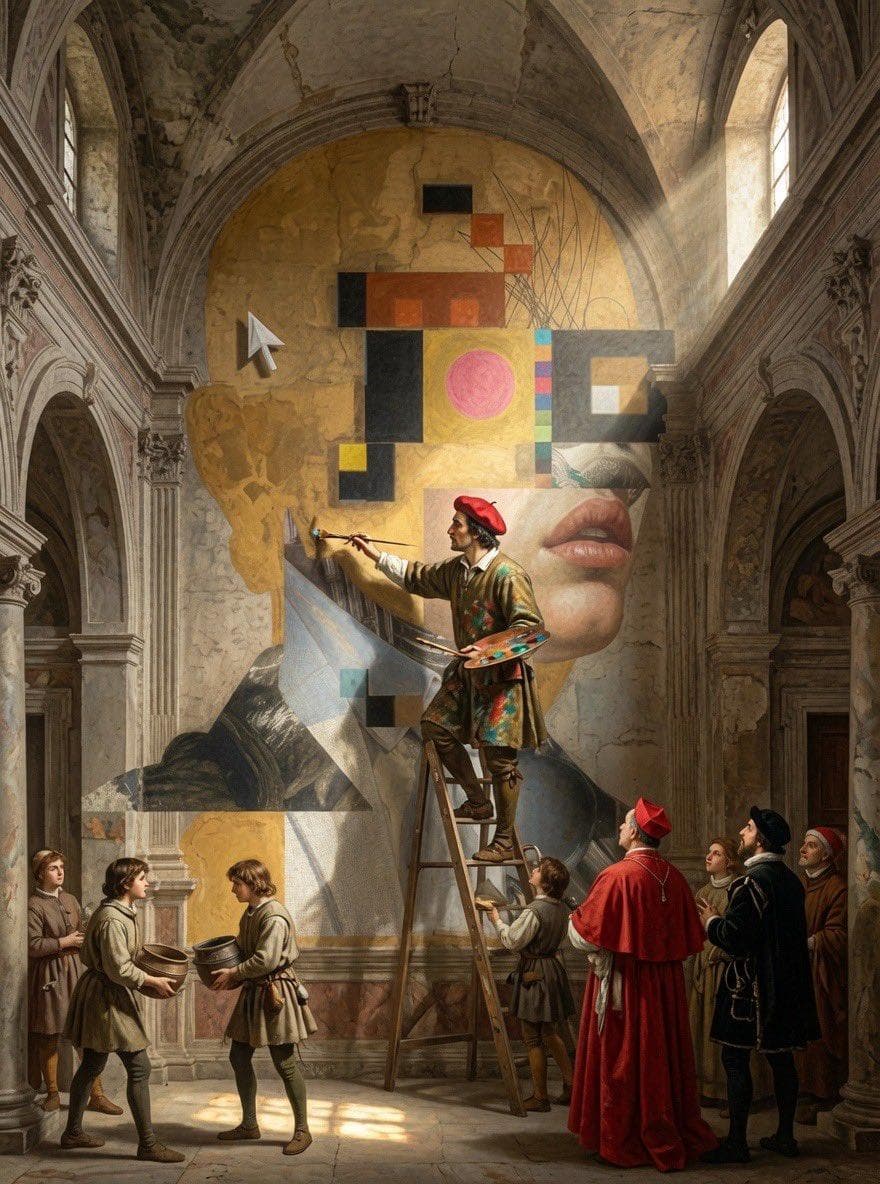 Michelangelo Renaissance Fresco