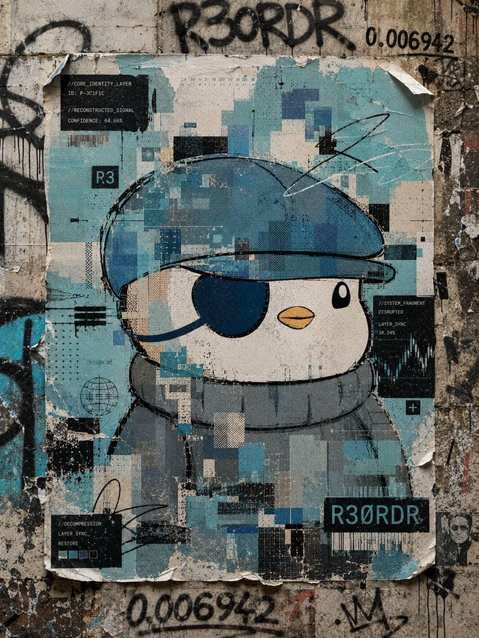 Wheatpaste Graffiti Poster