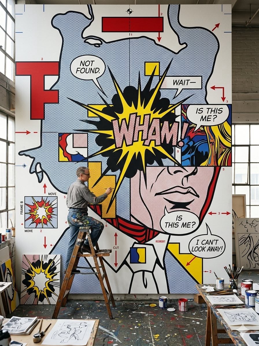 Lichtenstein Pop Reconstruction