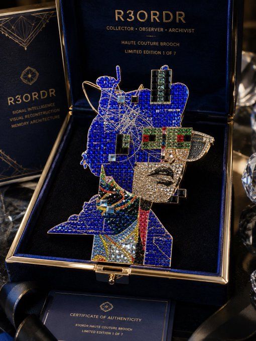 Swarovski Couture Brooch